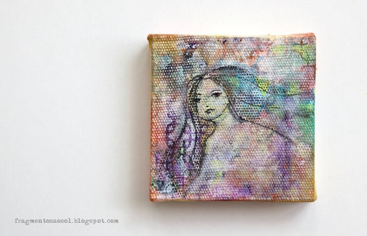 Muse - Small 4x4 canvas
