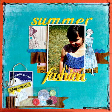 Summer Fashions *Scrapbook Adhesives*