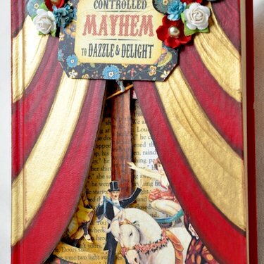 Outside Mayhem Altered Book Graphic 45