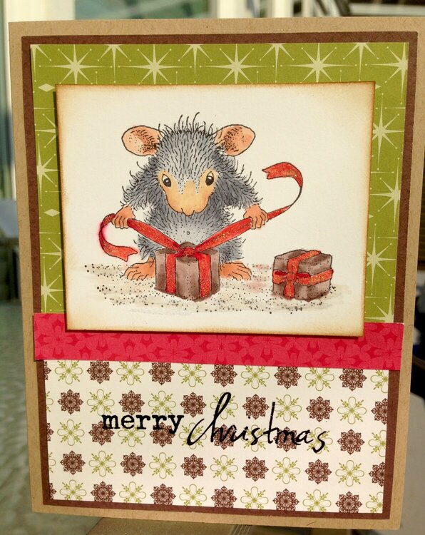 Stampendous mouse card