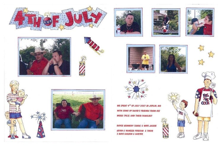 4th Of July 2007 Layout