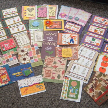 OWH cards I made of August 2010