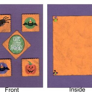 Halloween Cute Little Spooks Card