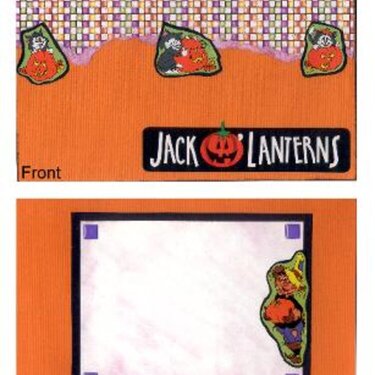 Halloween Jack O Lantern Cats Card