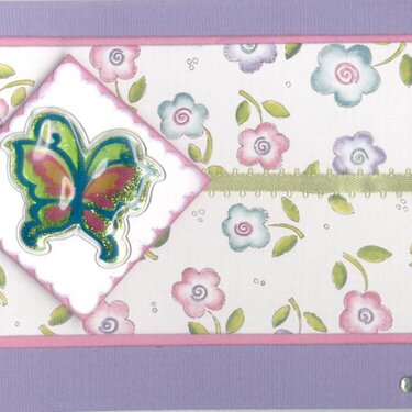 Jelly Butterfly Card