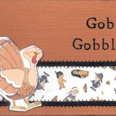 Turkey Gobble Card
