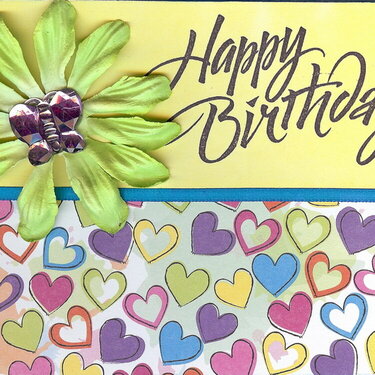 Birthday Hearts Card for OWH