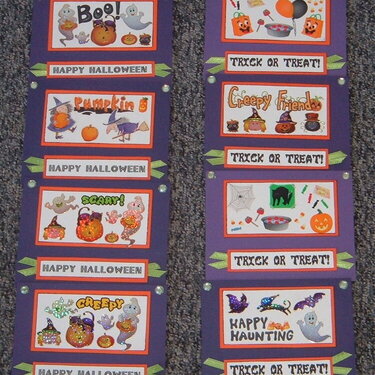 OWH Halloween Scrap Collage Cards