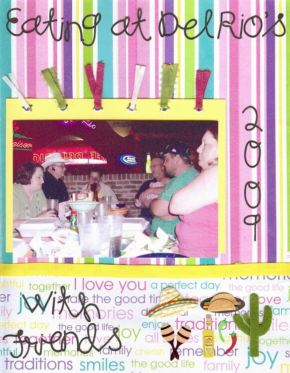 Eating at Del Rio&#039;s with Friends 2009