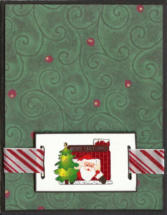 Santa Belt Sketch Card