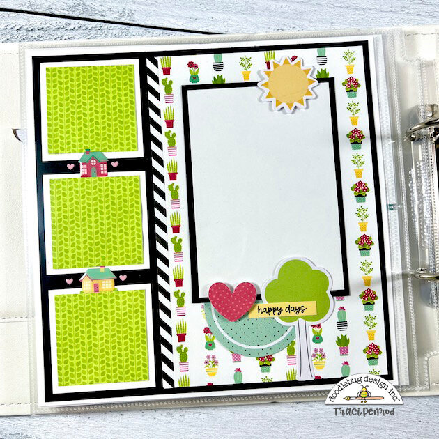My Happy Place Scrapbook Layout Pages