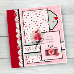 Valentine's Day Scrapbook Album Kit