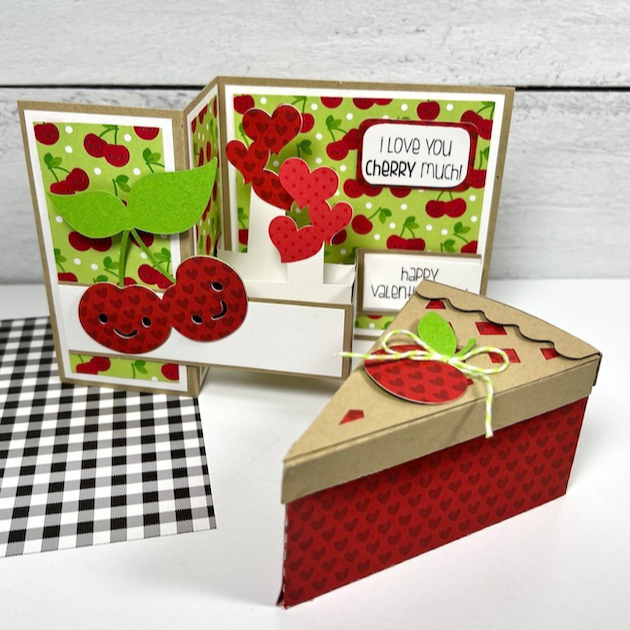 Valentine&#039;s Day Cherry Card &amp; Gift Box