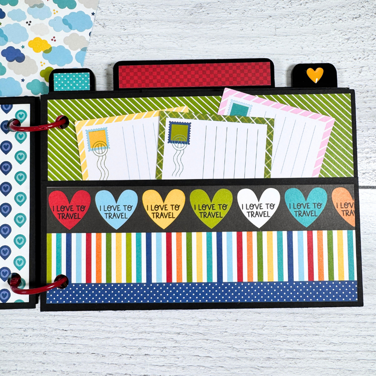 Travel Memories Camera Shaped Mini Album Kit