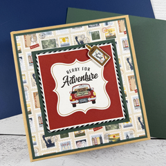 Ready For Adventure Travel Scrapbook Album Kit