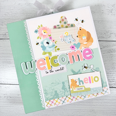 Winnie The Pooh Baby Scrapbook Album Kit