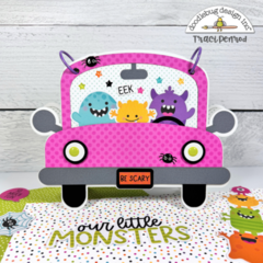 Halloween Car Shaped Scrapbook Album