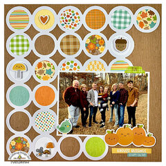 Autumn Family Scrapbook Layout