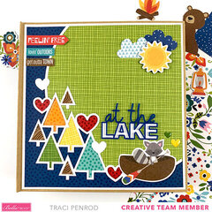 At The lake Scrapbook Album