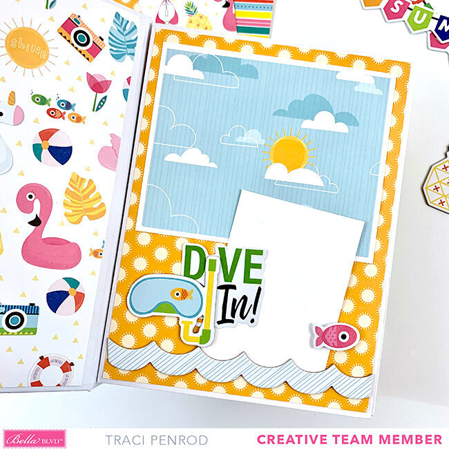 Summer Time Scrapbook Album