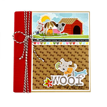 Woof Dog Scrapbook Album