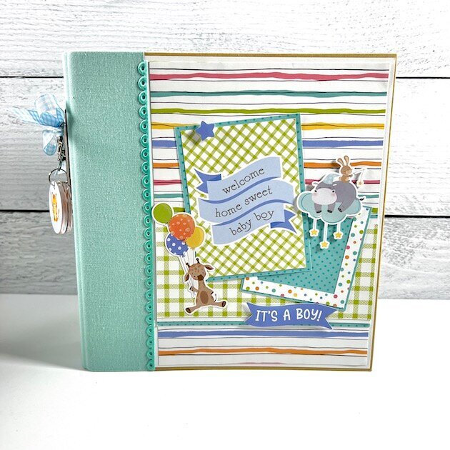 It&#039;s a Boy Baby Scrapbook Album