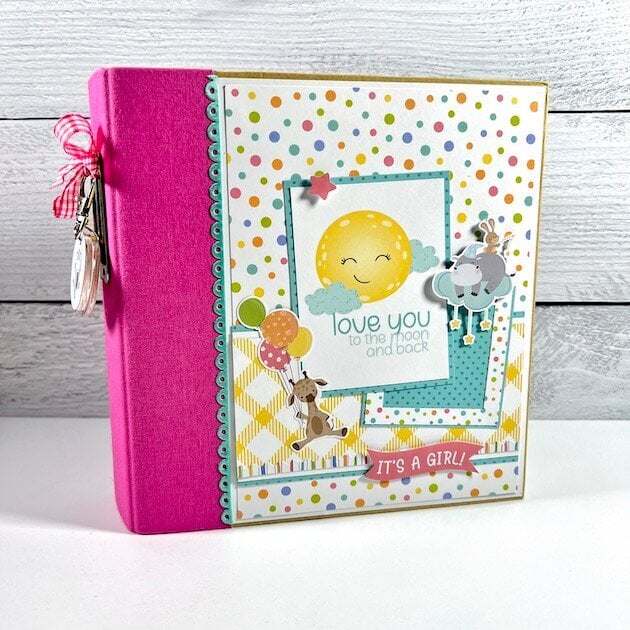 It&#039;s a Girl Baby Scrapbook Album Kit