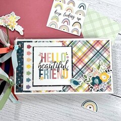 Hello Beautiful Friend Acrylic Scrapbook Album