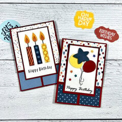 Birthday Candle & Balloon Cards