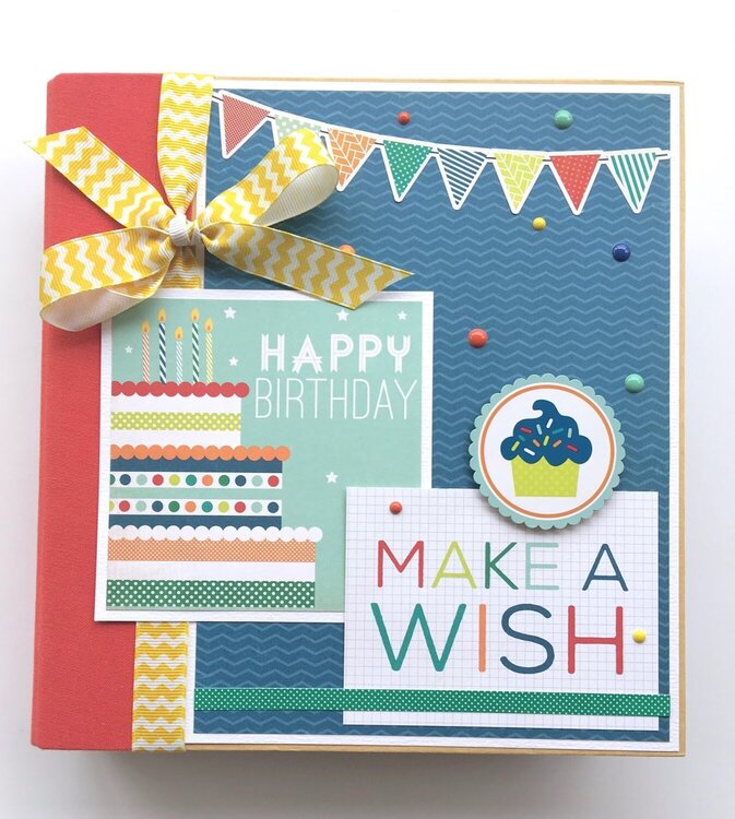 Birthday Wishes Scrapbook Album