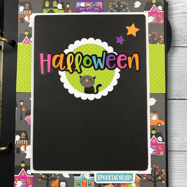 Trick-or-Treat Scrapbook Album