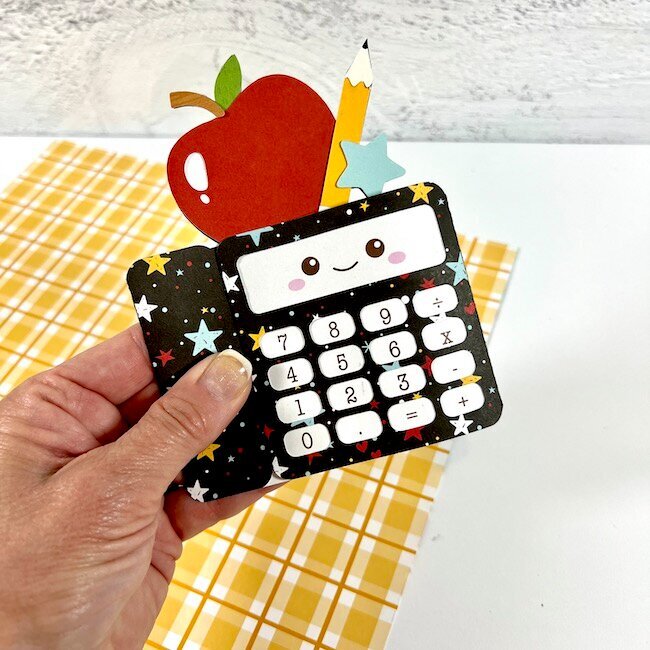 School Calculator Box Card