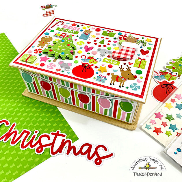 Christmas Photo &amp; Tag Box