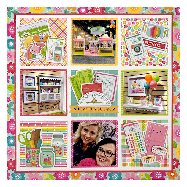 Cute and Crafty Scrapbook Layout