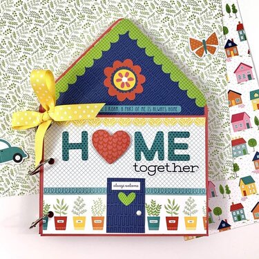 Home Together Envelope Scrapbook Album