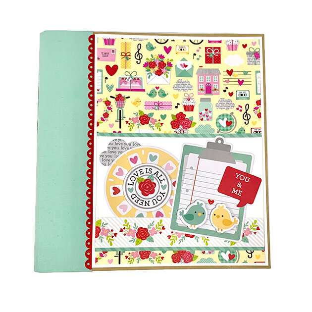 You &amp; Me Love Notes Scrapbook Album