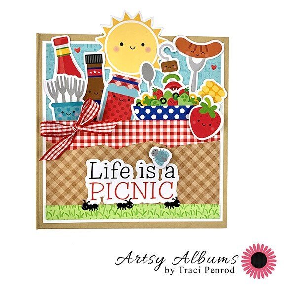 Life is A Picnic Summer Scrapbook Album