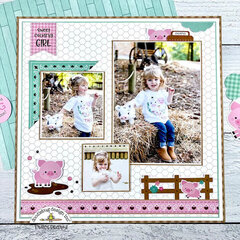 Sweet Country Girl Scrapbook Layout