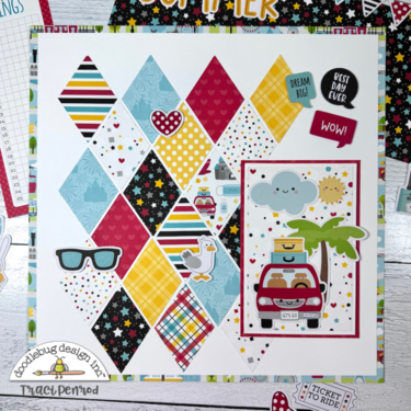 12x12 Fun At The Park Scrapbook Layout