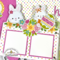 Flower Cart Shaped Scrapbook Album