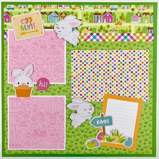 Easter Scrapbook Layouts