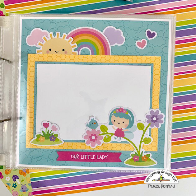 Spring Fairy Scrapbook Layouts