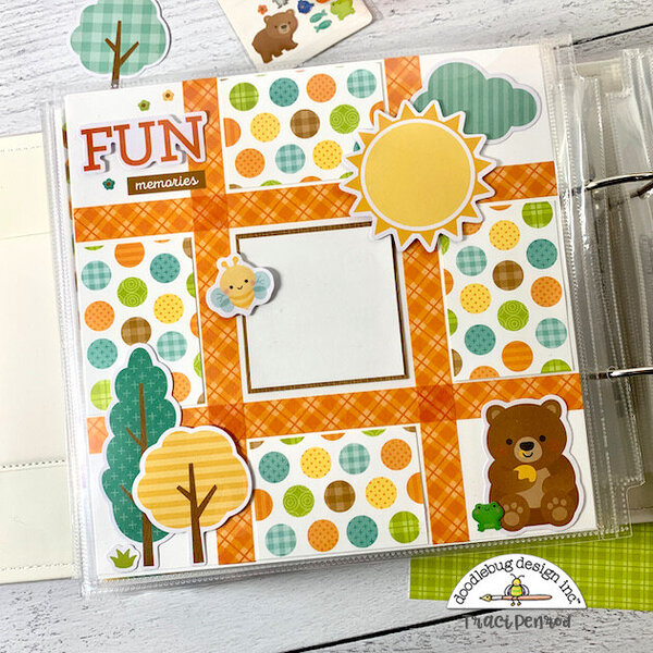Artsy Albums Scrapbook Album and Page Layout Kits by Traci Penrod: 8x8  Scrapbook Pages for May