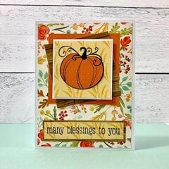 Fall Autumn Blessings Card