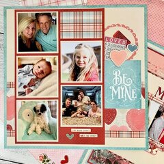 Valentine's Day Scrapbook Layouts