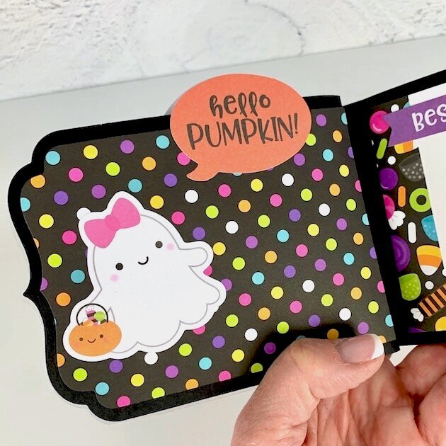 Halloween Die Cut Mini Album