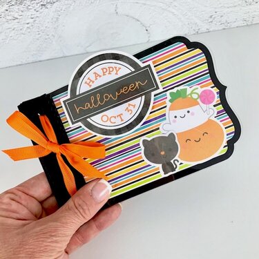 Halloween Die Cut Mini Album