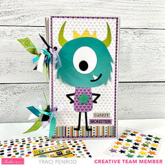 Monster Halloween Scrapbook Album