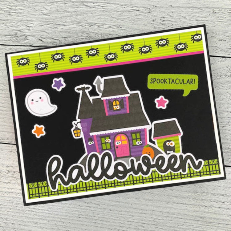 Spooktacular Halloween Scrapbook Album