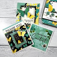 Spring Greeting Cards with Tin Box